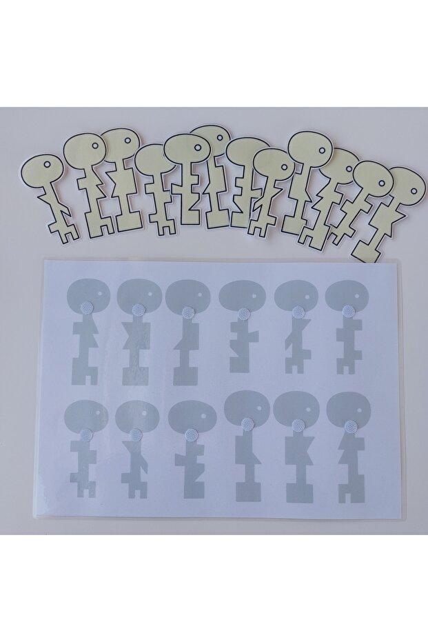 مطابقة المفاتيح مع الظلال