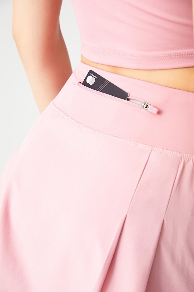 Różowa 2-warstwowa spódnica do tenisa - Spódnica sportowa Spódnica do tenisa - 4