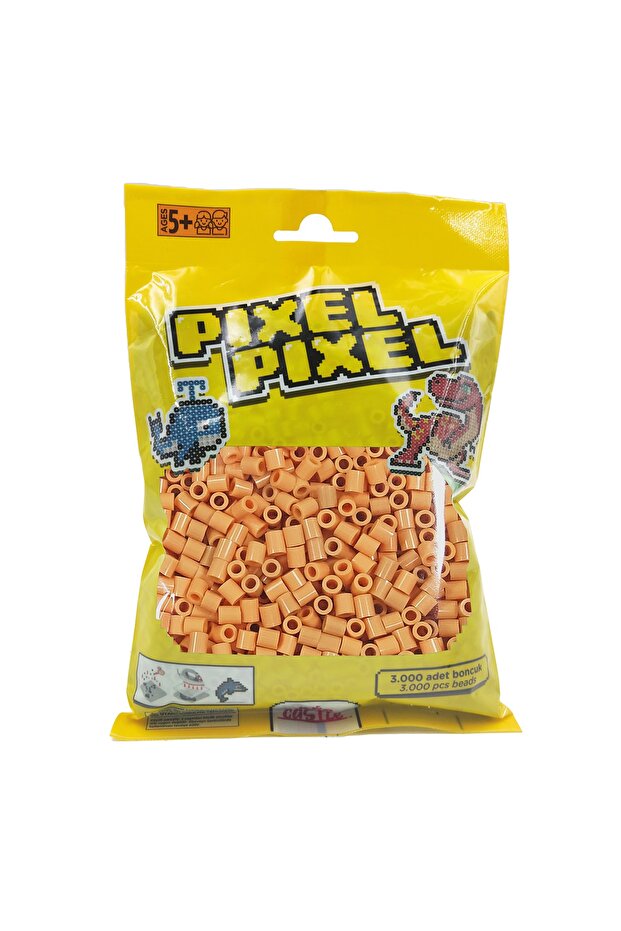 3000 Pieces Midi Beads Light Beige | Beads Suitable for Algorithm and Coding Logic - 1