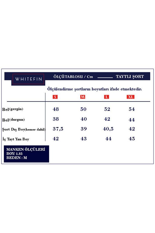 Taytlı Şort Gri - 7