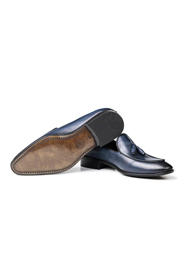 Smug Hakiki Deri Erkek Klasik Ayakkabı, Loafer Klasik Ayakkabı, Makosen Ayakkabı - 2