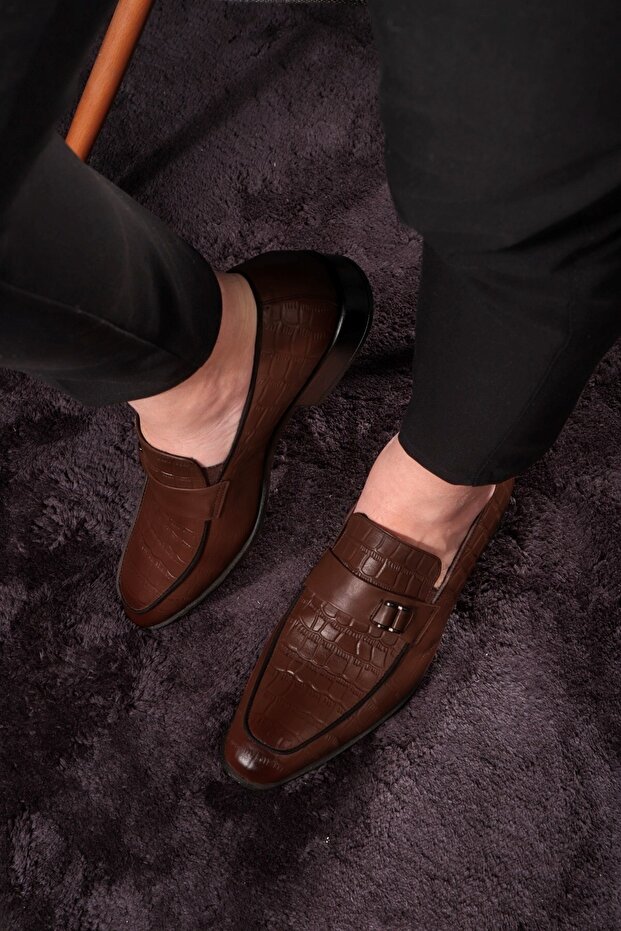 Шикарні чоловічі класичні туфлі з натуральної шкіри Мокасини Класичні туфлі Мокасини - 7