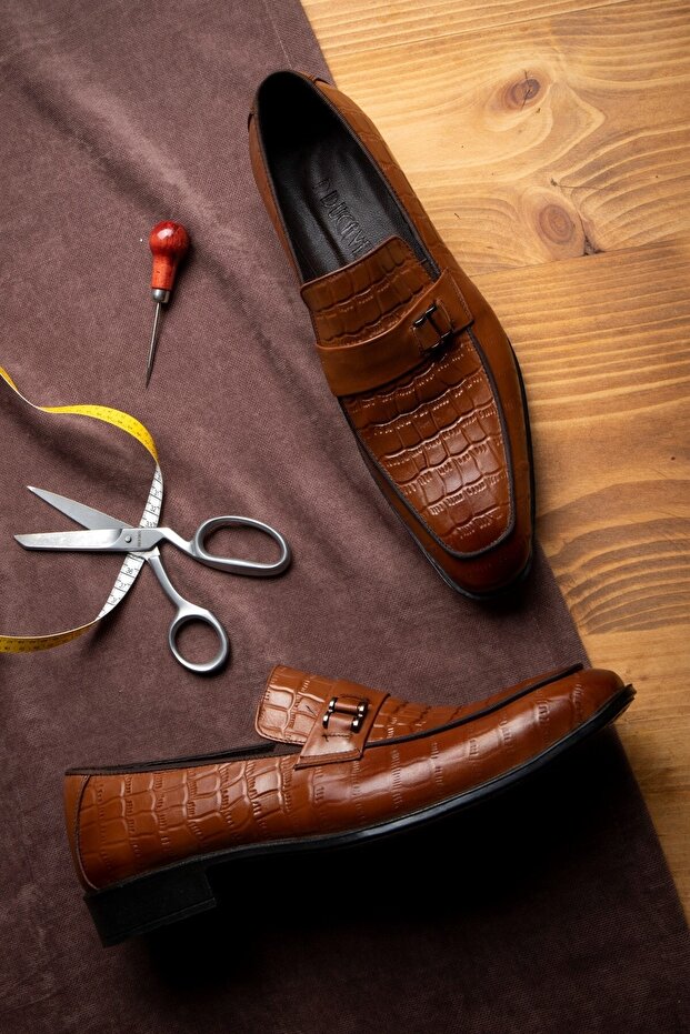 Шикарні чоловічі класичні туфлі з натуральної шкіри Мокасини Класичні туфлі Мокасини - 5