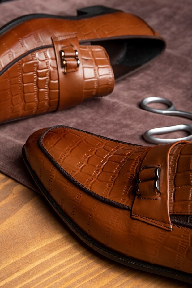 Шикарні чоловічі класичні туфлі з натуральної шкіри Мокасини Класичні туфлі Мокасини - 7