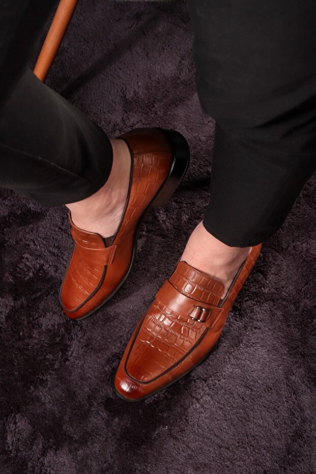 Шикарні чоловічі класичні туфлі з натуральної шкіри Мокасини Класичні туфлі Мокасини - 8