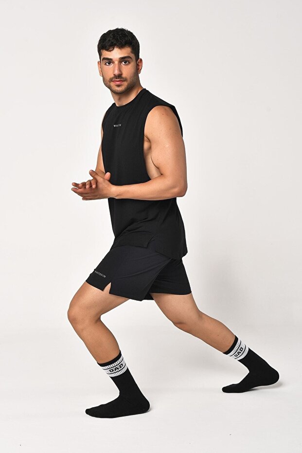 Sporcu Şortu Siyah - 4