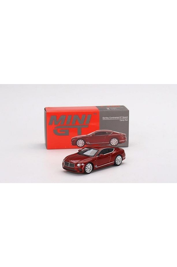 420 Bentley Continental Gt Speed 2022 Candy 1:64 Kırmızı Model Araba - 4