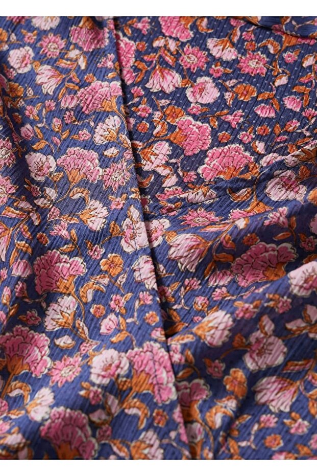 Çiçek Desenli Bluz - 7