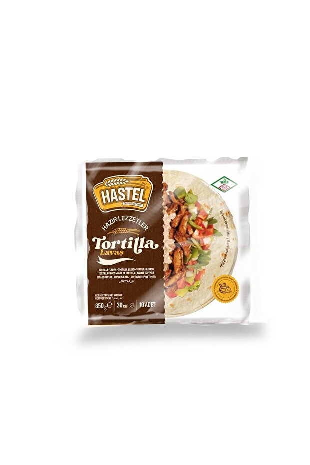 Tortilla Lavaş Ekmeği 30 Cm 10'lu 850 gr - 1