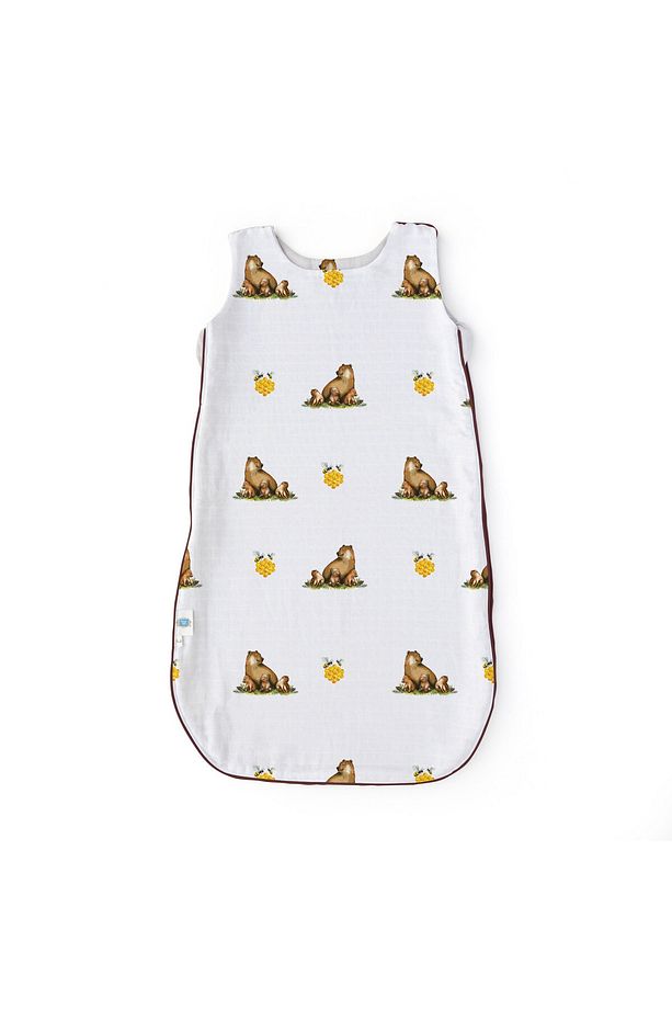 % 100 Pamuk Müslin Bebek Uyku Tulumu 0.5 Tog - L’ours - 1