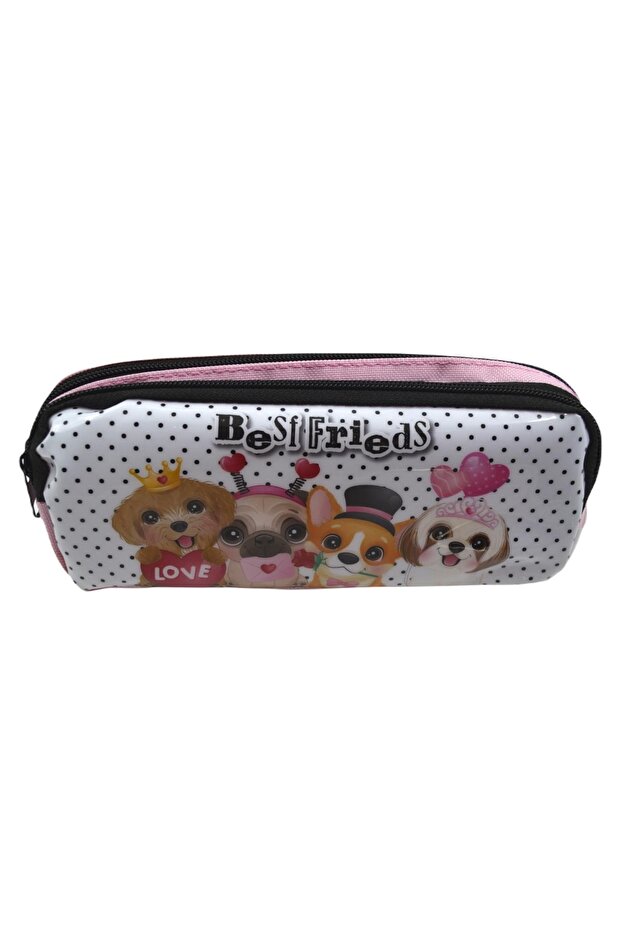 Double Eyed Pen Holder PVC Printed Patterned Kl-22