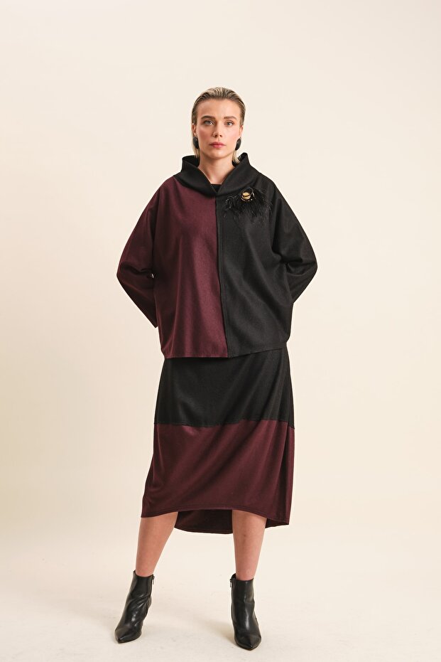 بدلة مزدوجة مع تنورة - 6