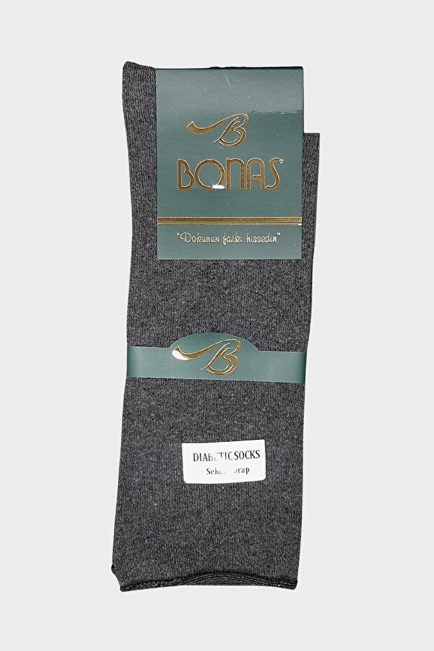 Men's Toe Seamless 4 Seasons Cotton Diabetic Sugar Socks
