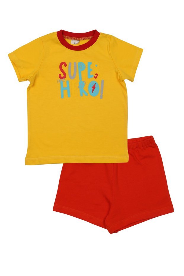 Children's T-Shirt and Shorts Summer 2-Piece T-Shirt and Shorts Set 100% Cotton