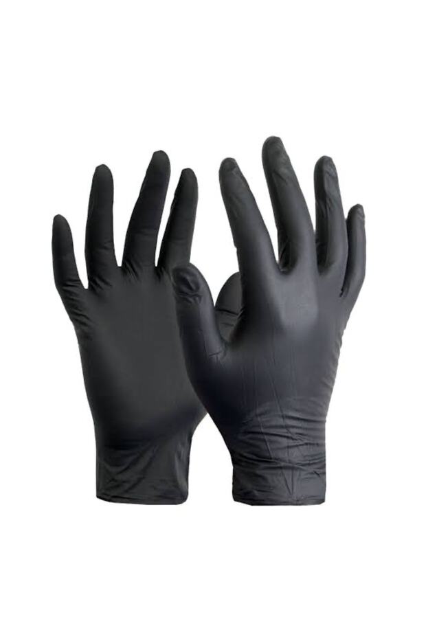 Black Nitrile Gloves Powder Free (s) 100 Pieces
