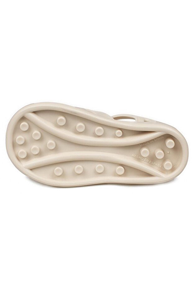 Unisex Çocuk Bej Sandalet Tobby Solıd - 5