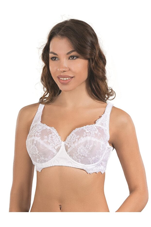 White 146 B Underwire Embroidery