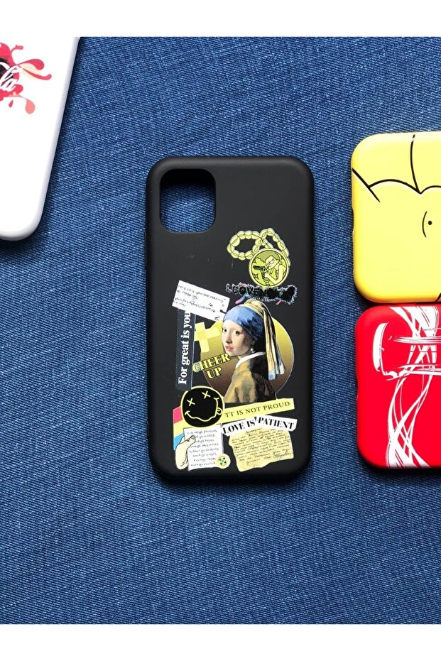 حافظة إطلاق منقوشة متوافقة مع موديلات آيفون 11 برو ماكس - 1