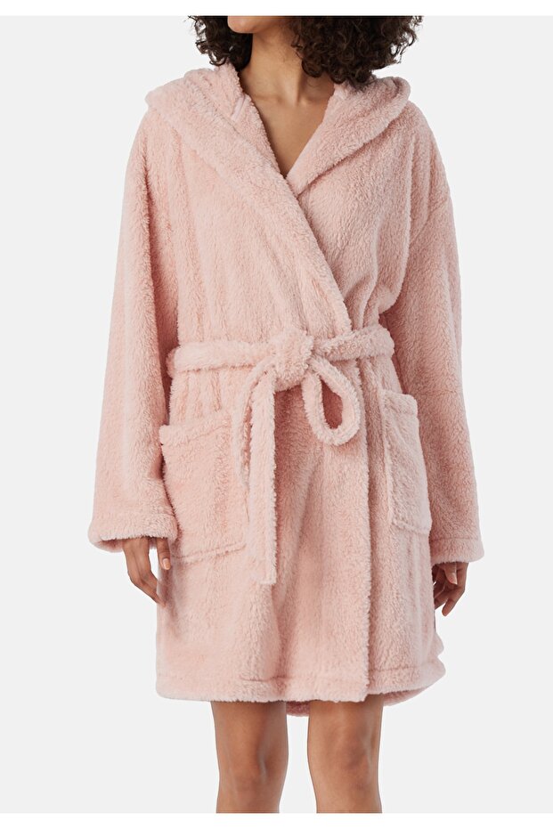 Bademantel aus Teddyfleece - 1