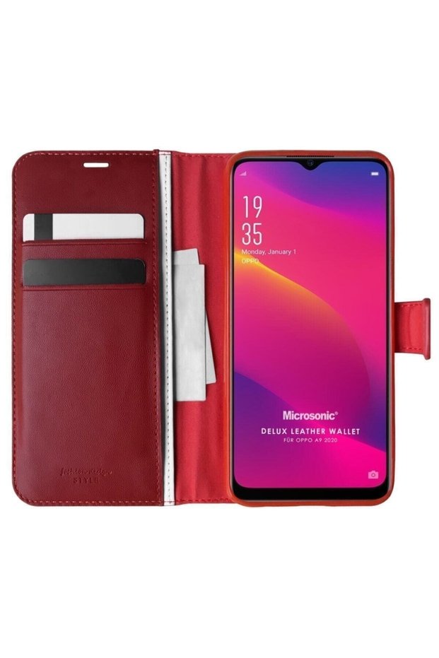Oppo A9 2020 Case with Stand Cover Protected Red