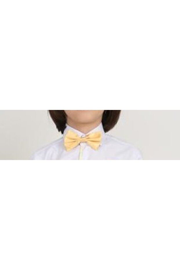 Boy's Yellow Bow Tie Adjustable - 1