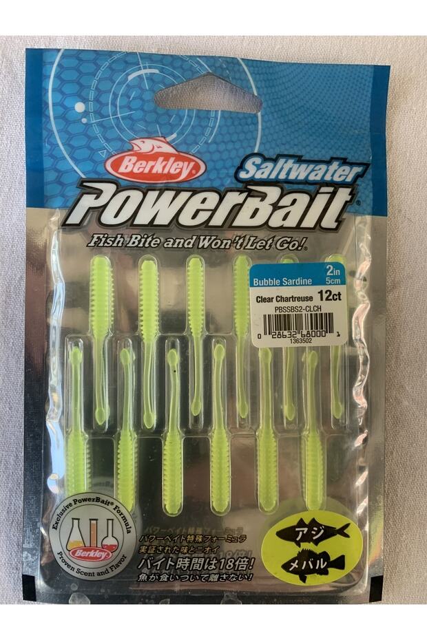 Bubble Sardine Clear Chartreuse Lrf Sahte Yem - 1
