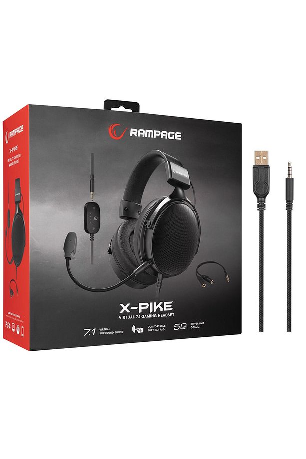 Rm-k99 X-pike Usb 7.1 Ses Kartlı Pc+ps4+mobile Surround Gaming Oyuncu Mikrofonlu Kulaklık - 8