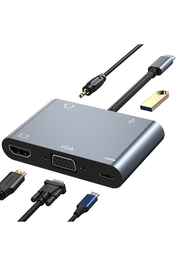 Byl-2002 Usb-c Pd 87w 3.5 Mm Type-c Bağlantılı Otg Dönüştürücü - 2