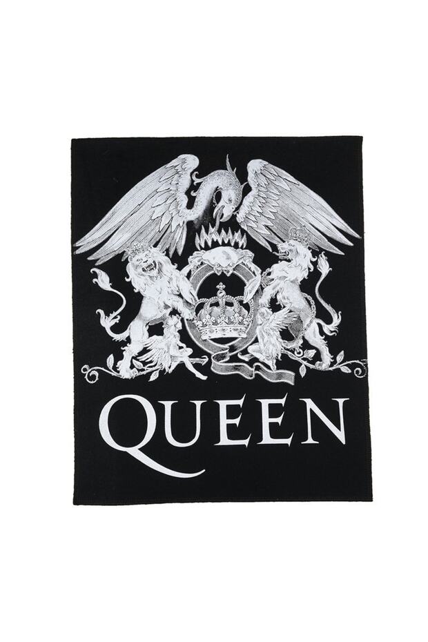 رقعة خلفية بشعار Queen - رقعة خلفية مع تفاصيل تزوير وجبائر - 1