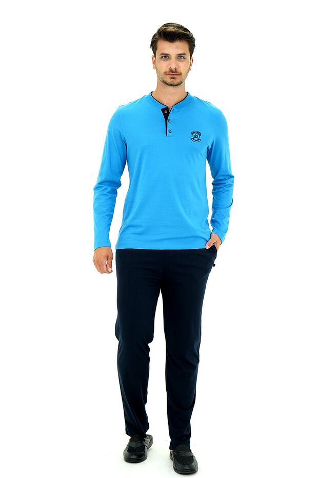 Pijama Tk.yarım Patlı Uzunkol - 1