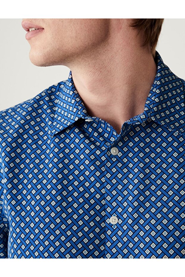 Regular Fit Kısa Kollu Gömlek - 3