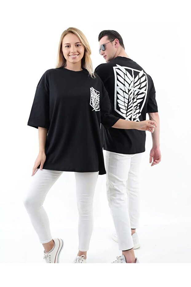 Large Size Titan Printed Oversize Cotton Unisex T-shirt (Price is per piece)