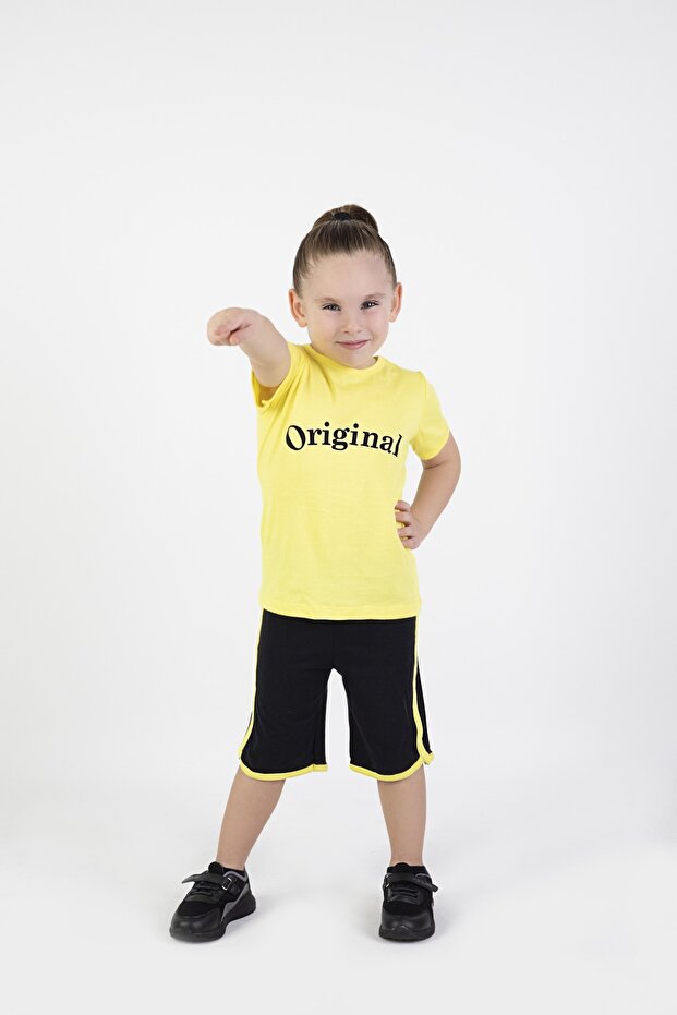Boy's Original Printed Basic Capri Suit Age 1-9
