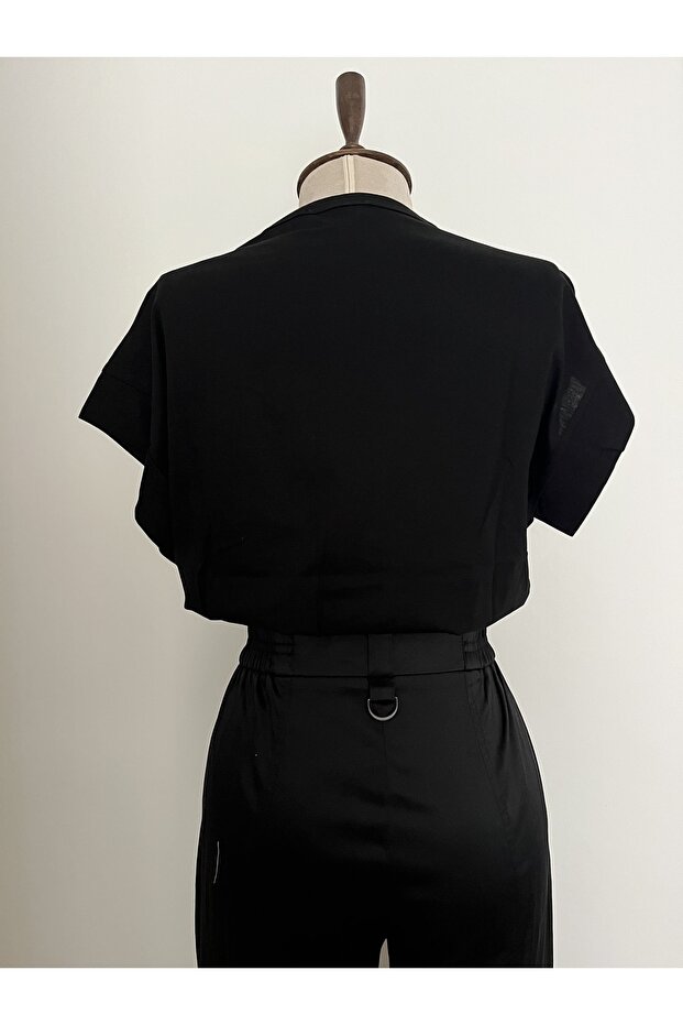 Lastik Detaylı Tshirt - 3