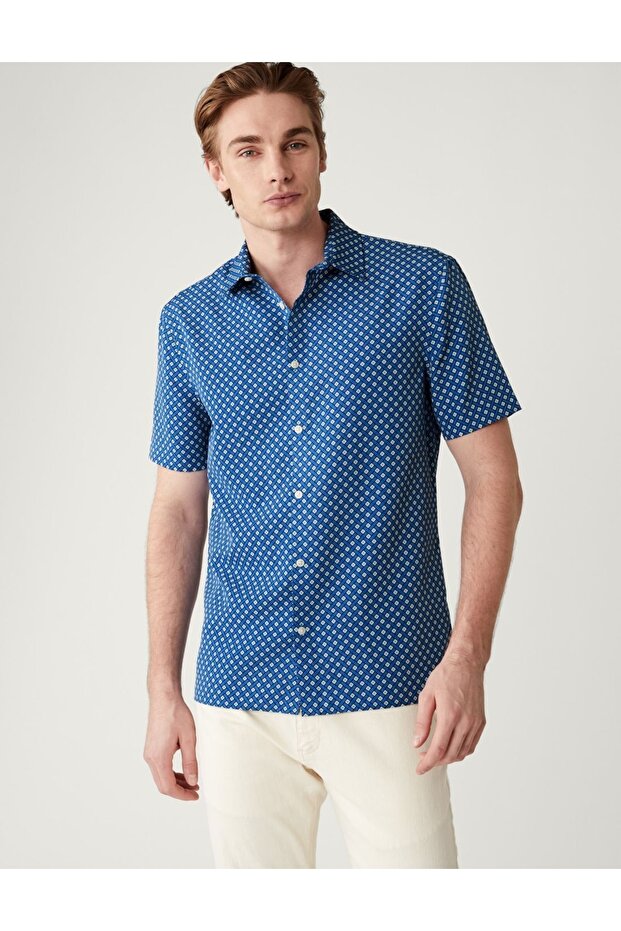 Regular Fit Kısa Kollu Gömlek - 2