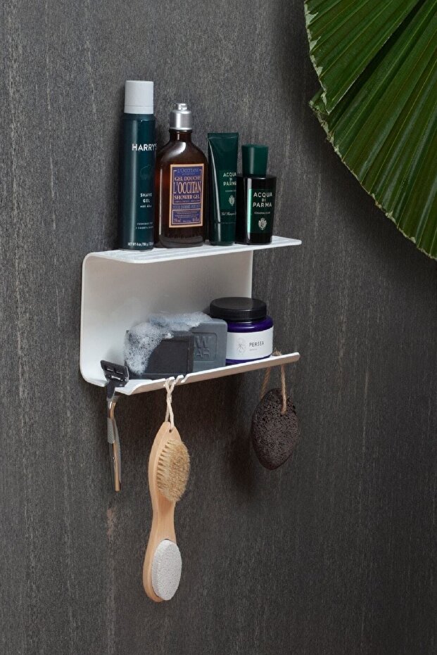 Modern Metal Shower Shelf, Shower Organizer, Bathroom Shelf