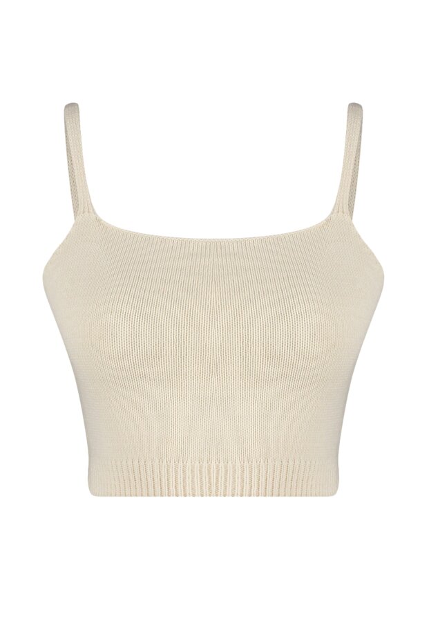 Bluzka-kardigan z guzikami w kamieniu, szczegółowo ażurowa/z dziurami TWOSS23HI00000 - 6