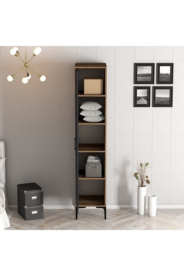 Kumsal 1 Kapılı Gardrop S - Antrasit - 3