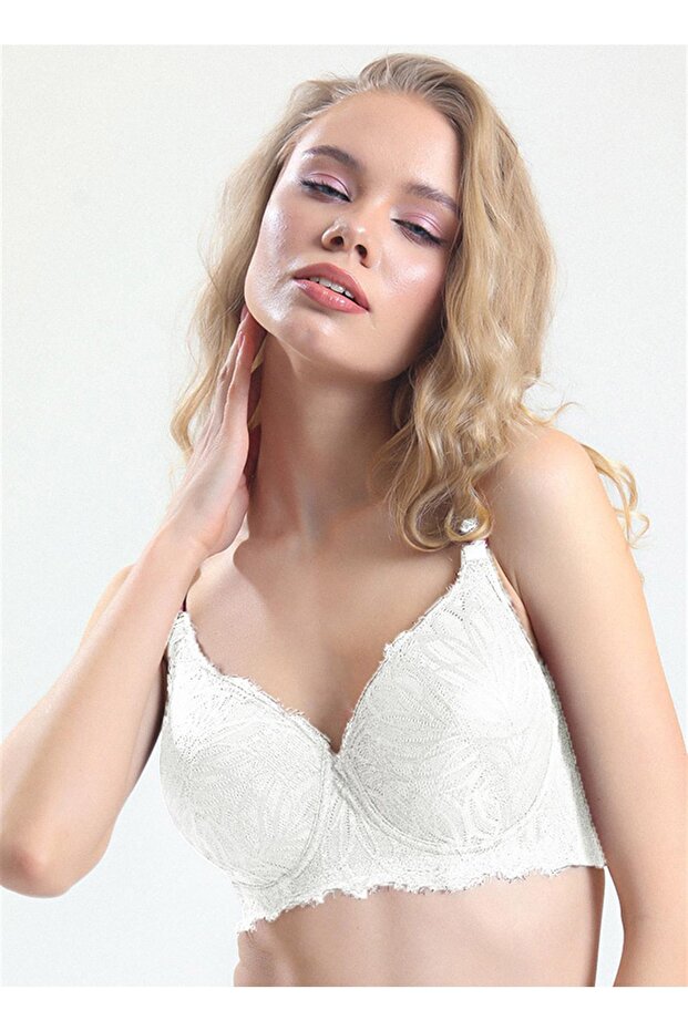 Balenli Sütyen, 95 D, Ekru - 1