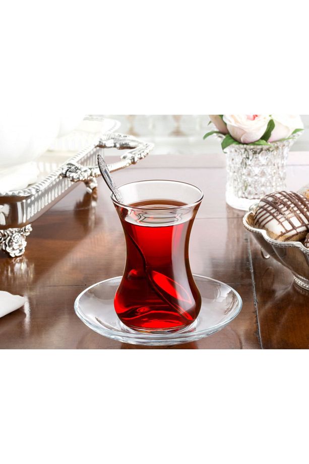 STD Carlotta 6'lı Çay Bardağı 120 ml Klasik - 1