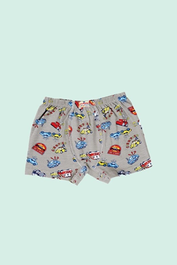 Boy's Patterned Boxers 6 Pack - 1