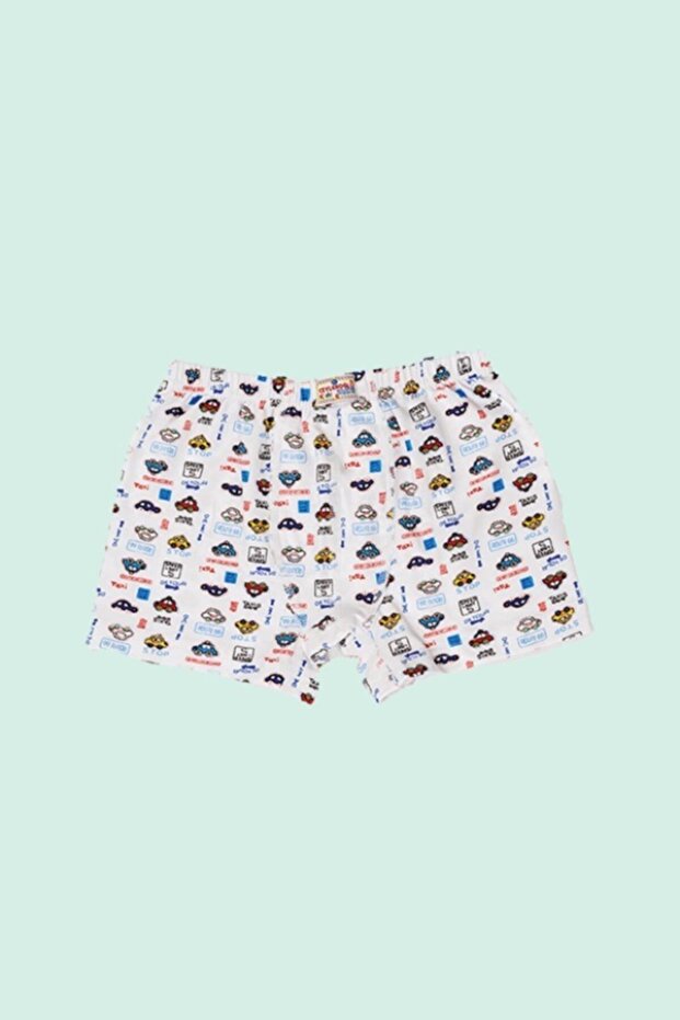 Boy's Patterned Boxers 6 Pack - 2