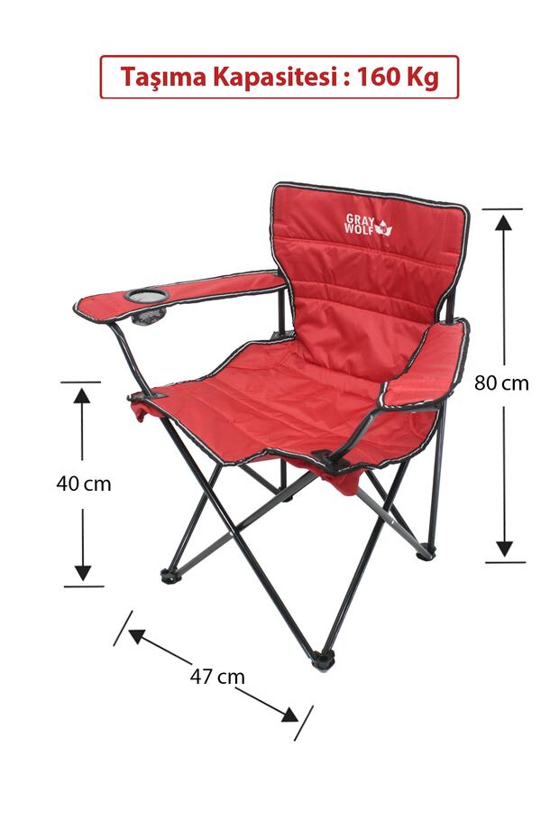 Katlanır Kamp Sandalyesi - 6