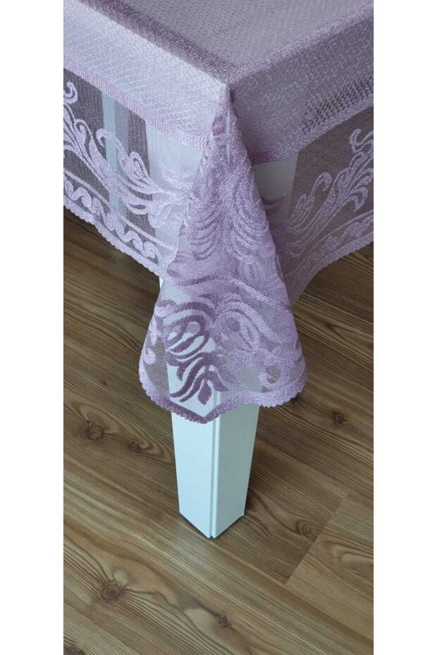 Knitted Panel Patterned Tablecloth 160x220 - 2