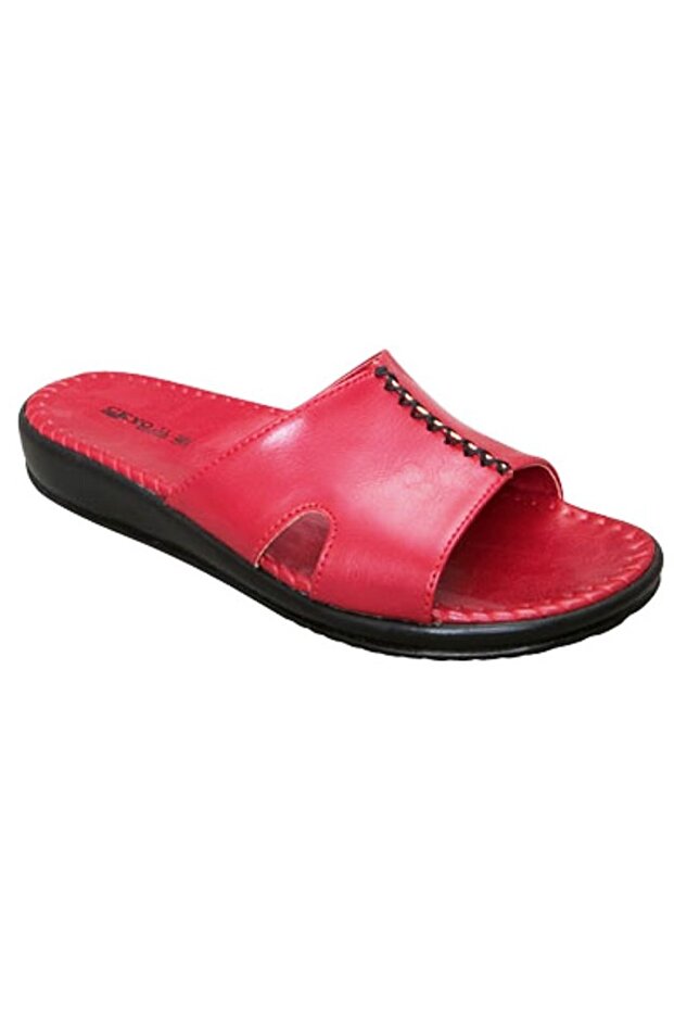 Women's Red Anatomical Orthopedic Slippers 9200-3