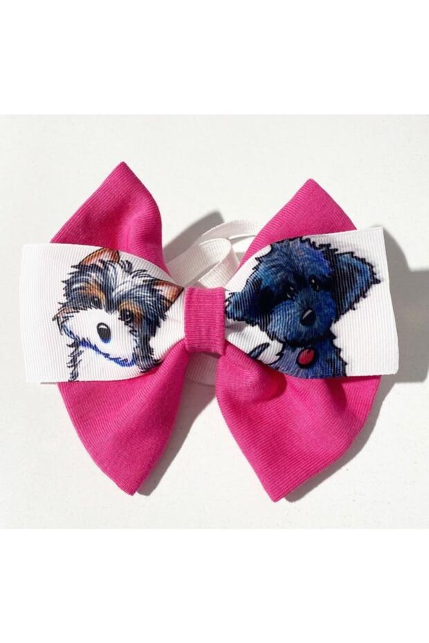 Dogi Pink Cat & Dog Bow Tie (1 Kg -40 Kg)