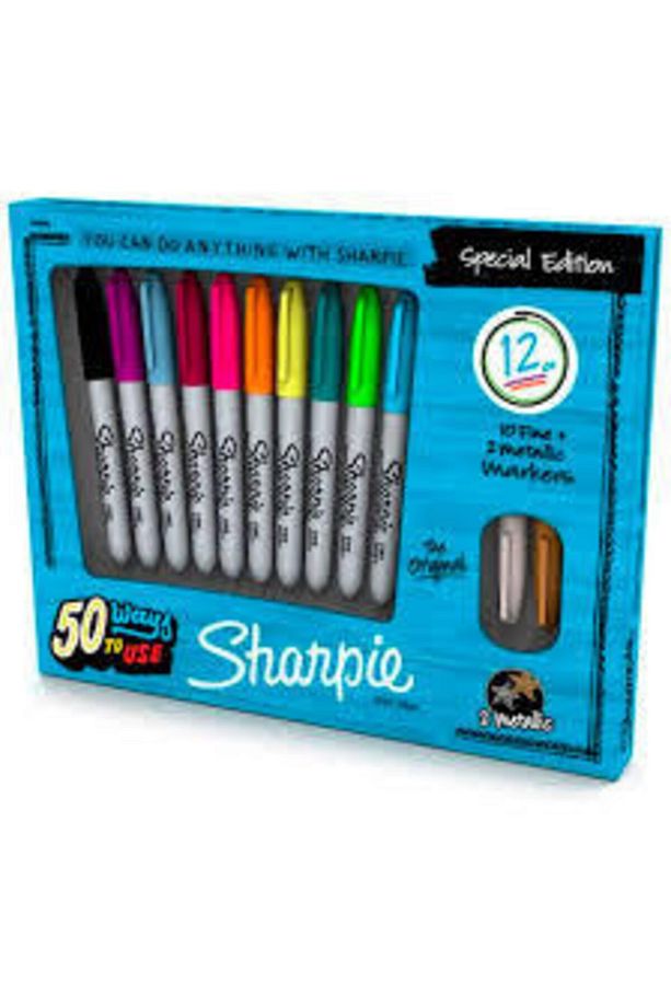 Fine Point Permanent Marker 10+2 Renk Special Edition - 1