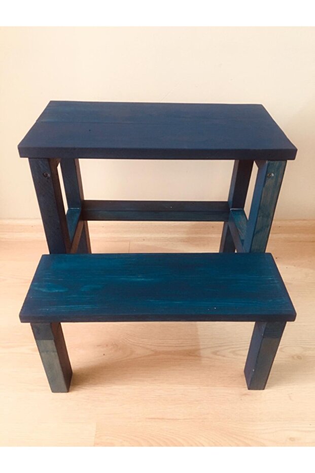 Ahşap Mutfak Tabure Merdiven - 3