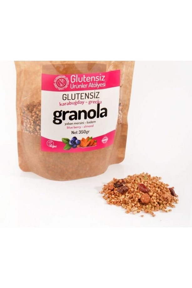 Glutensiz Karabuğday Granola - Yaban Mersini Badem 350g - 1