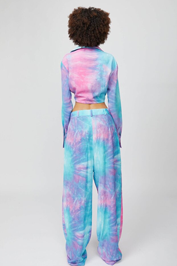 Batik Belden Bağlamalı Gömlek - 3